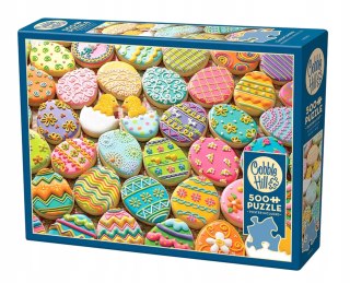 Puzzle Cobble Hill 500 elementów Cobble Hill Puzzle 500 el. Wielkanocne ciasteczka 625012450430
