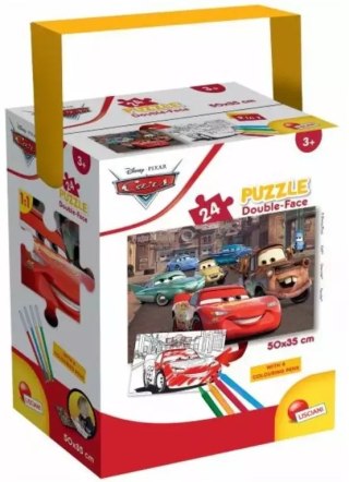 Puzzle w tubie 24 elementy. Auta