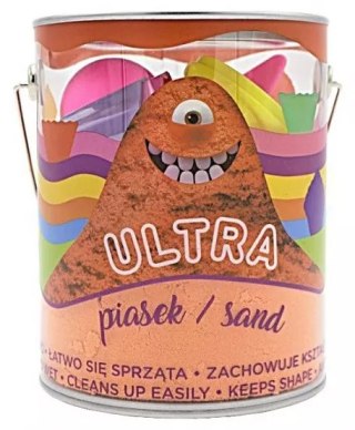 Ultrapiasek pomarańczowy 900 g + 4 foremki + 2 narzędzia
