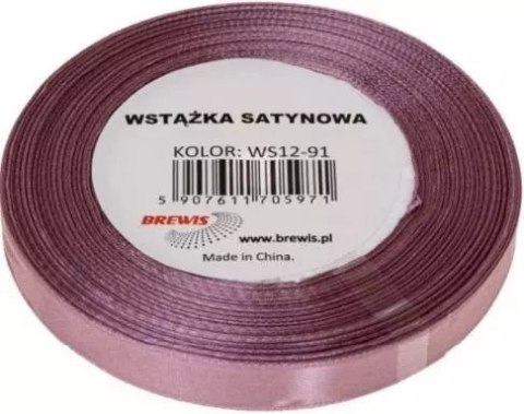 Wstążka satynowa ciemny róż 6mm x 32m Wstążka satynowa ciemny róż 6mm x 32m