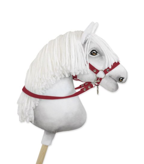 Wodze dla konia Hobby Horse - bordowe Wodze dla konia Hobby Horse - bordowe