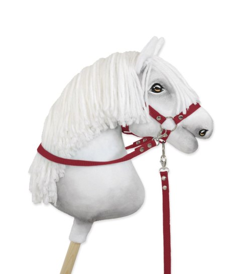 Wodze dla konia Hobby Horse - bordowe Wodze dla konia Hobby Horse - bordowe