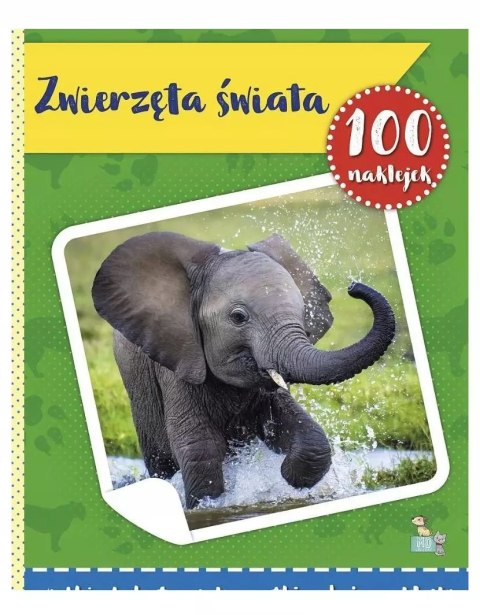 100 naklejek z plakatem. Zwierzęta świata 100 naklejek z plakatem. Zwierzęta świata