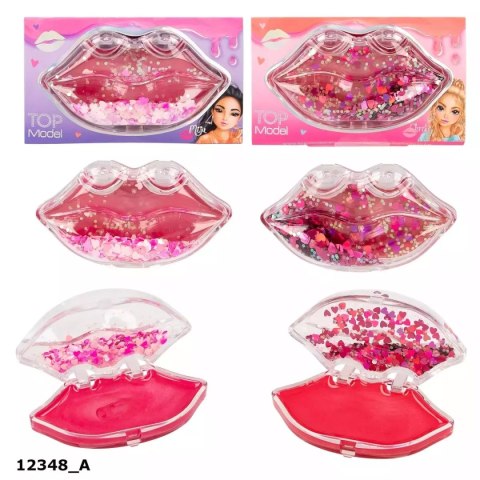 Błyszczyk w etui w kształcie ust Top Model 2 wzory BEAUTY&ME 12348A Błyszczyk w etui w kształcie ust Top Model 2 wzory BEAUTY&ME 12348A