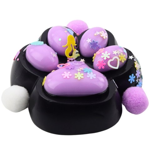 Gniotek Kocia Łapka Antystresowa Sensoryczna Squishy Czarno-Fioletowa Gniotek Kocia Łapka Antystresowa Sensoryczna Squishy Czarno-Fioletowa