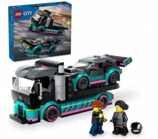 LEGO City Samochód wyścigowy i laweta 60406 (4 sztuki)