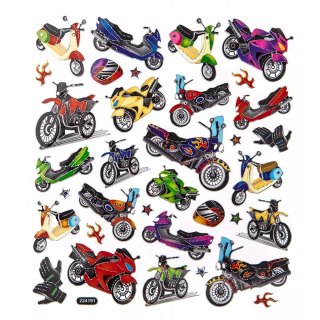 Naklejki motocykle 34szt