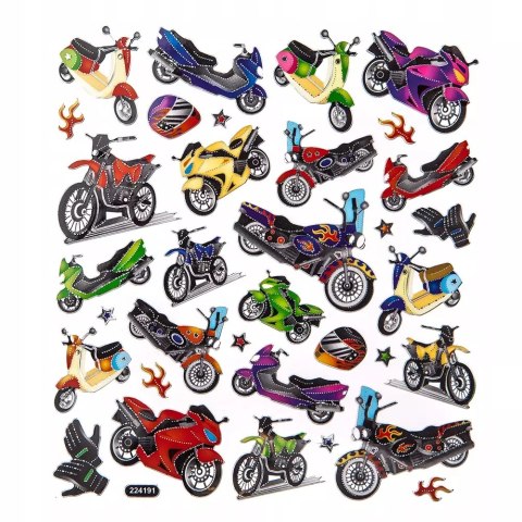 Naklejki motocykle 34szt Naklejki motocykle 34szt