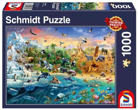 Puzzle 1000 elementów. Królestwo zwierząt Puzzle 1000 elementów. Królestwo zwierząt