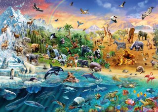 Puzzle 1000 elementów. Królestwo zwierząt