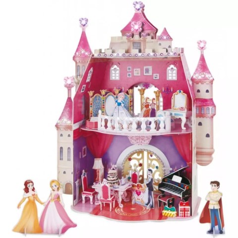 Puzzle 3D 95 elementów. Urodziny księżniczek Puzzle 3D 95 elementów. Urodziny księżniczek
