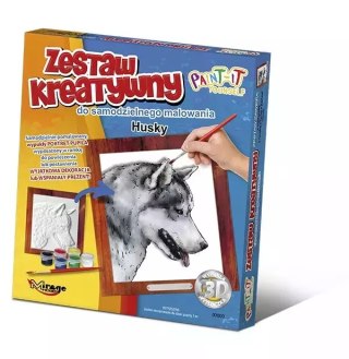 Zestaw kreatywny. Husky