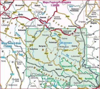 Bieszczady 1:50 000