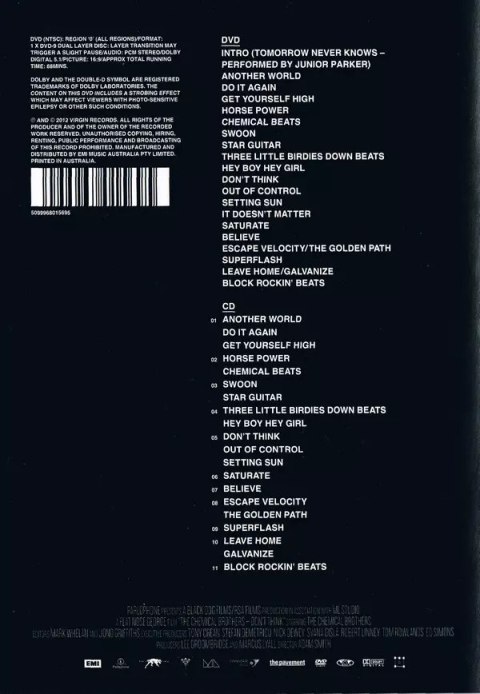 Don't Think, CD + DVD Don't Think, CD + DVD