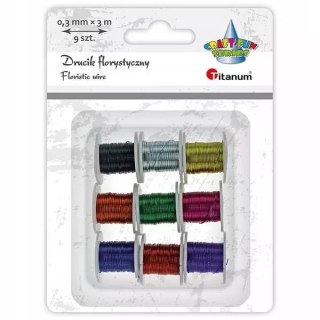 Drucik florystyczny 03mm 3m 9 kolorów