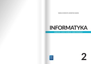 Informatyka. Podręcznik. Liceum i technikum. Zakres podstawowy. Klasa 2