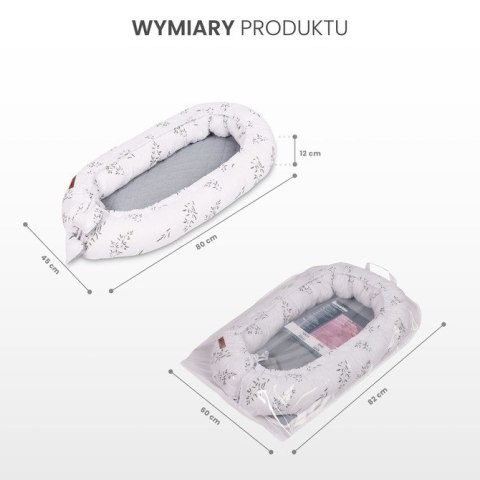 KOKON MUŚLIN DMUCHAWCE BEŻOWE 80x45 KOKON MUŚLIN DMUCHAWCE BEŻOWE 80x45