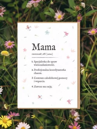 Kartka okolicznościowa dla mamy/ DEFINICJA MAMY