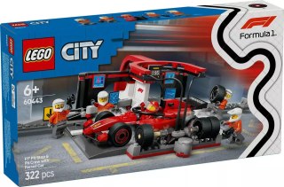LEGO 60443 CITY? F1 Pit stop i mechanicy z bolidem Ferrari p3