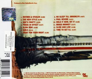 Licensed To Ill, CD