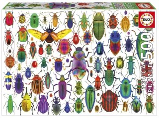 Puzzle 500 elementów. Kolorowe owady