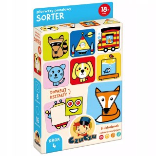 CzuCzu. Pierwszy puzzlowy sorter, 30 elementów