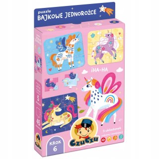 CzuCzu. Puzzle 45 elementów. Bajkowe jednorożce