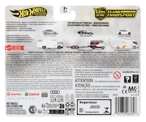 HOT WHEELS Team Transport #78 JBM35 DMC Delorean / HW Rally Hauler HOT WHEELS Team Transport #78 JBM35 DMC Delorean / HW Rally Hauler