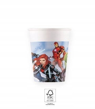 Kubeczki urodzinowe Avengers 200ml 8szt Kubeczki urodzinowe Avengers 200ml 8szt