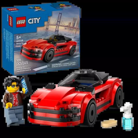 LEGO City Czerwony samochód sportowy 60448