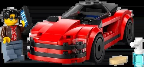 LEGO City Czerwony samochód sportowy 60448