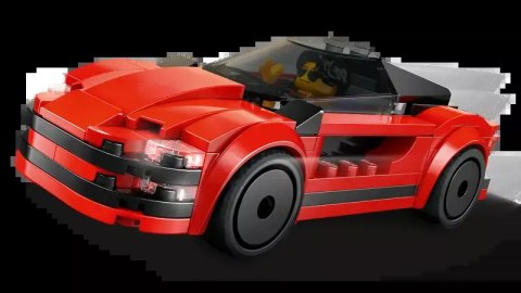 LEGO City Czerwony samochód sportowy 60448