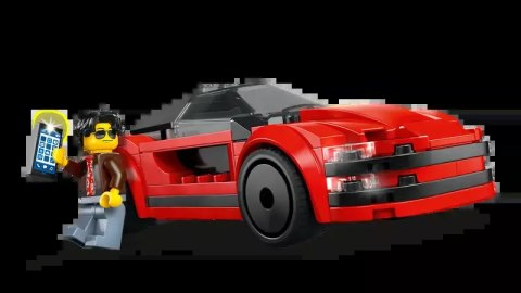 LEGO City Czerwony samochód sportowy 60448