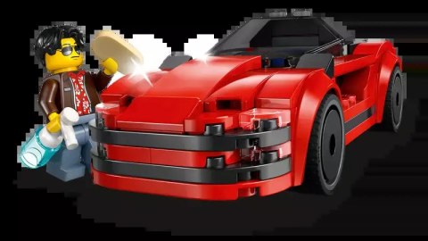 LEGO City Czerwony samochód sportowy 60448
