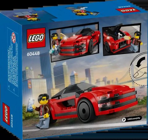 LEGO City Czerwony samochód sportowy 60448