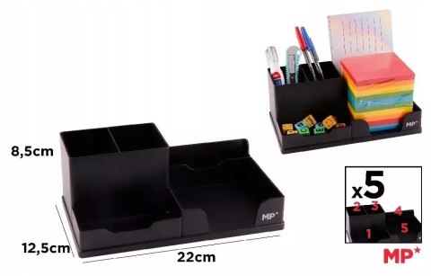 Organizer na biurko czarny Organizer na biurko czarny
