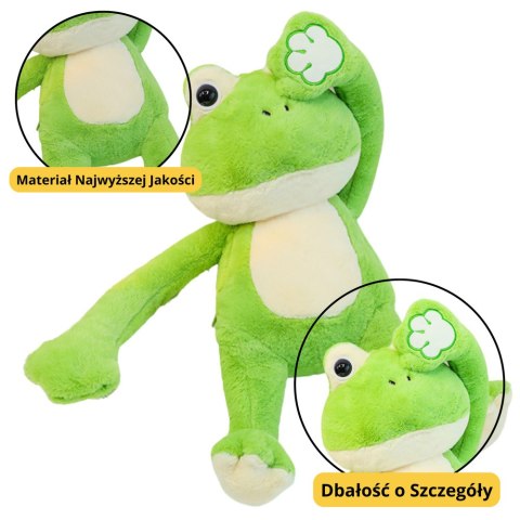 Pluszowa Maskotka Przytulanka Żaba Z Magnesami Zielona 23cm Pluszowa Maskotka Przytulanka Żaba Z Magnesami Zielona 23cm