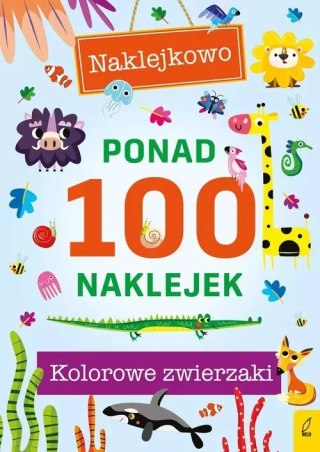 Ponad 100 naklejek. Kolorowe zwierzaki. Naklejkowo