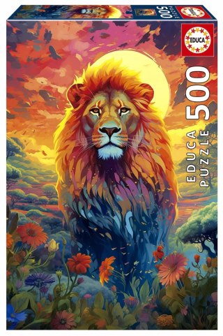 Puzzle 500 elementów. Majestatyczny lew