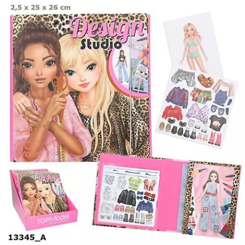 Zestaw Design Studio Top Model w teczce 13345A Zestaw Design Studio Top Model w teczce 13345A