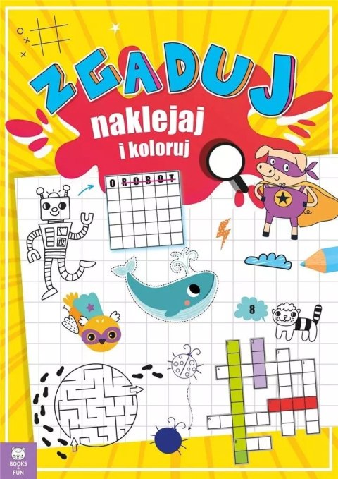 Zgaduj naklejaj i koloruj Zgaduj naklejaj i koloruj