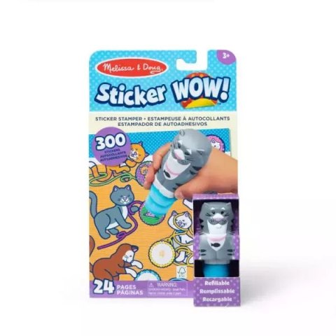 MELISSA Sticker WOW! Stempel z naklejkami Kot 50693 MELISSA Sticker WOW! Stempel z naklejkami Kot 50693