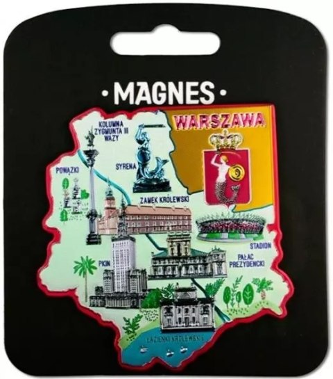 Magnes I love Poland Warszawa ILP-MAG-A-WAR-29 Magnes I love Poland Warszawa ILP-MAG-A-WAR-29