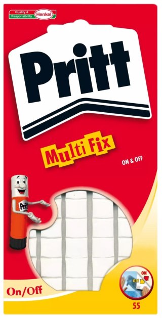 Masa mocująca biała 35g PRITT ON&OFF 65 sztuk