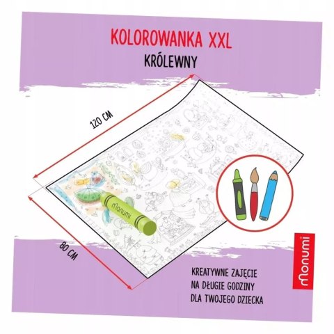 Monumi COLOURING POSTER XXL - Królewny Monumi COLOURING POSTER XXL - Królewny