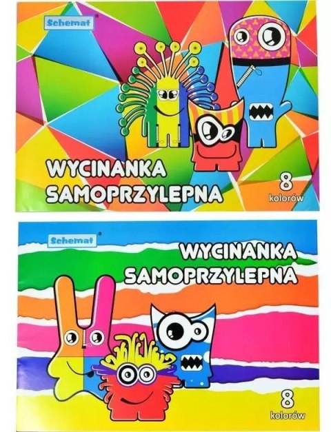 Papier kolorowy samoprzylepny A5/8K (20szt) Papier kolorowy samoprzylepny A5/8K (20szt)