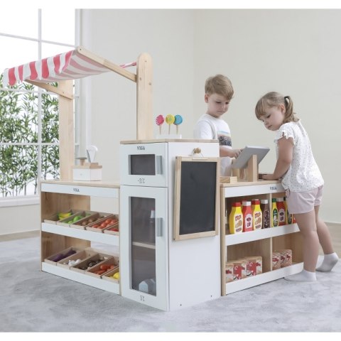 VIGA Drewniany Zestaw Stragan Sklep Supermarket XXL VIGA Drewniany Zestaw Stragan Sklep Supermarket XXL
