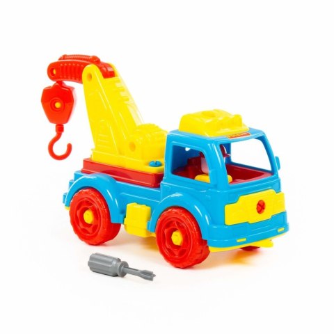 Dźwig Holownik Transport Klocki Do Rozkręcania DIY 38 Elementów 84828 Dźwig Holownik Transport Klocki Do Rozkręcania DIY 38 Elementów 84828