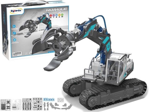 Koparka Hydrauliczna Gąsiennicowa DIY Do Złożenia Chwytak 137 Elementów Koparka Hydrauliczna Gąsiennicowa DIY Do Złożenia Chwytak 137 Elementów