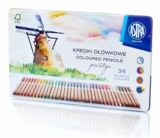Kredki ołówkowe Prestige, 36 kolorów